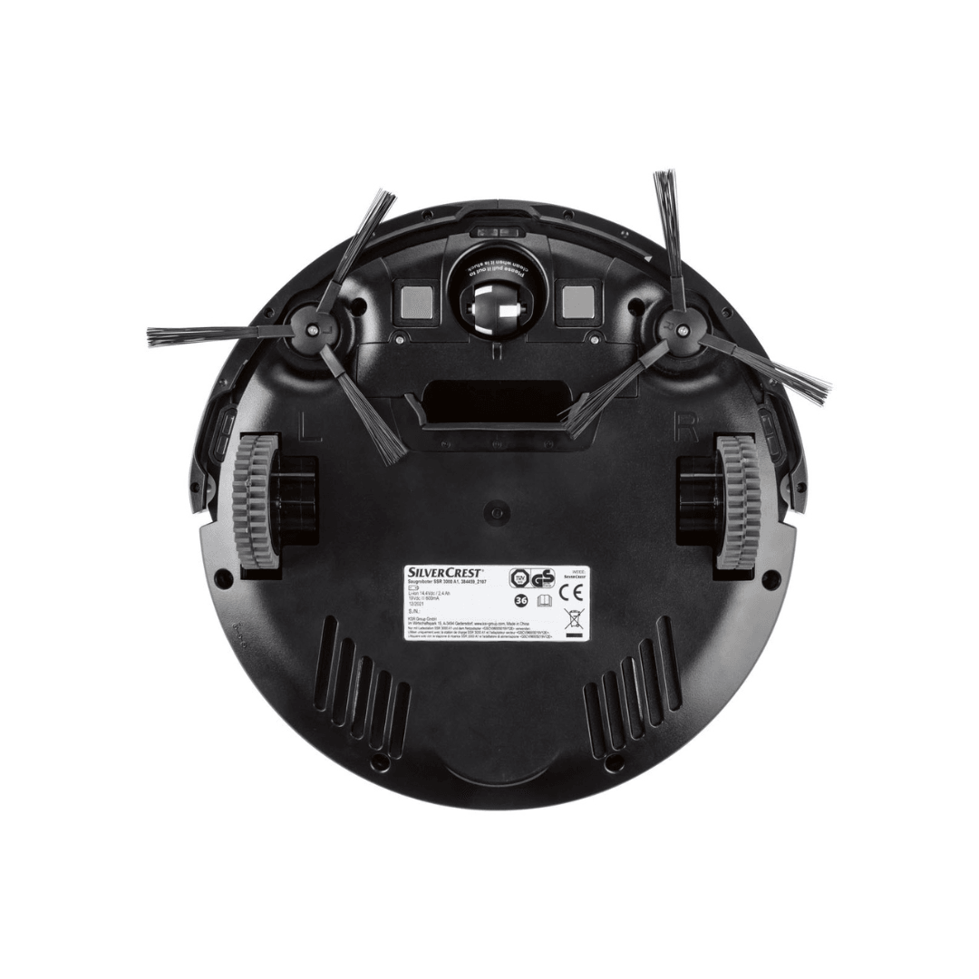 SILVERCREST Robot Vacuum Cleaner, 300 ML Dust Container, 90 Min Autonomy