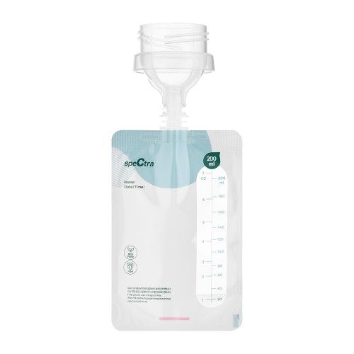 Spectra - Easy Breast Milk Storage - Pack (10 Sheets , Including Connector )