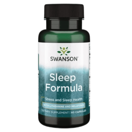 Swanson Sleep Formula with L-Theanine and Melatonin, 60 Capsules‏