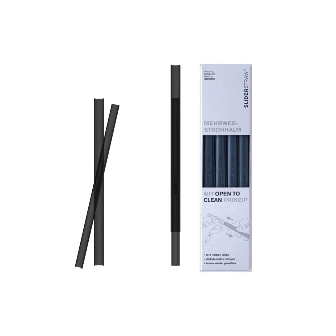 Slider Straws - Pack of 4 Reusable Plastic Straws Lebanon"
