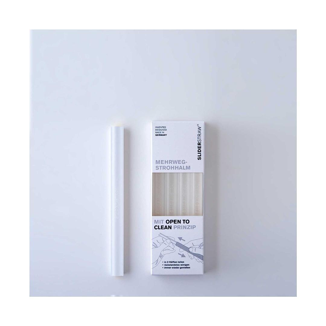 SliderStraw Reusable Straws Set of 4