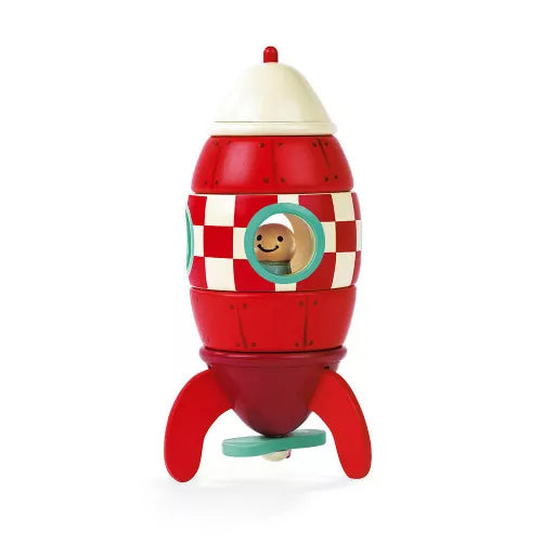 Janod - Small Magnetic Rocket - (wood)