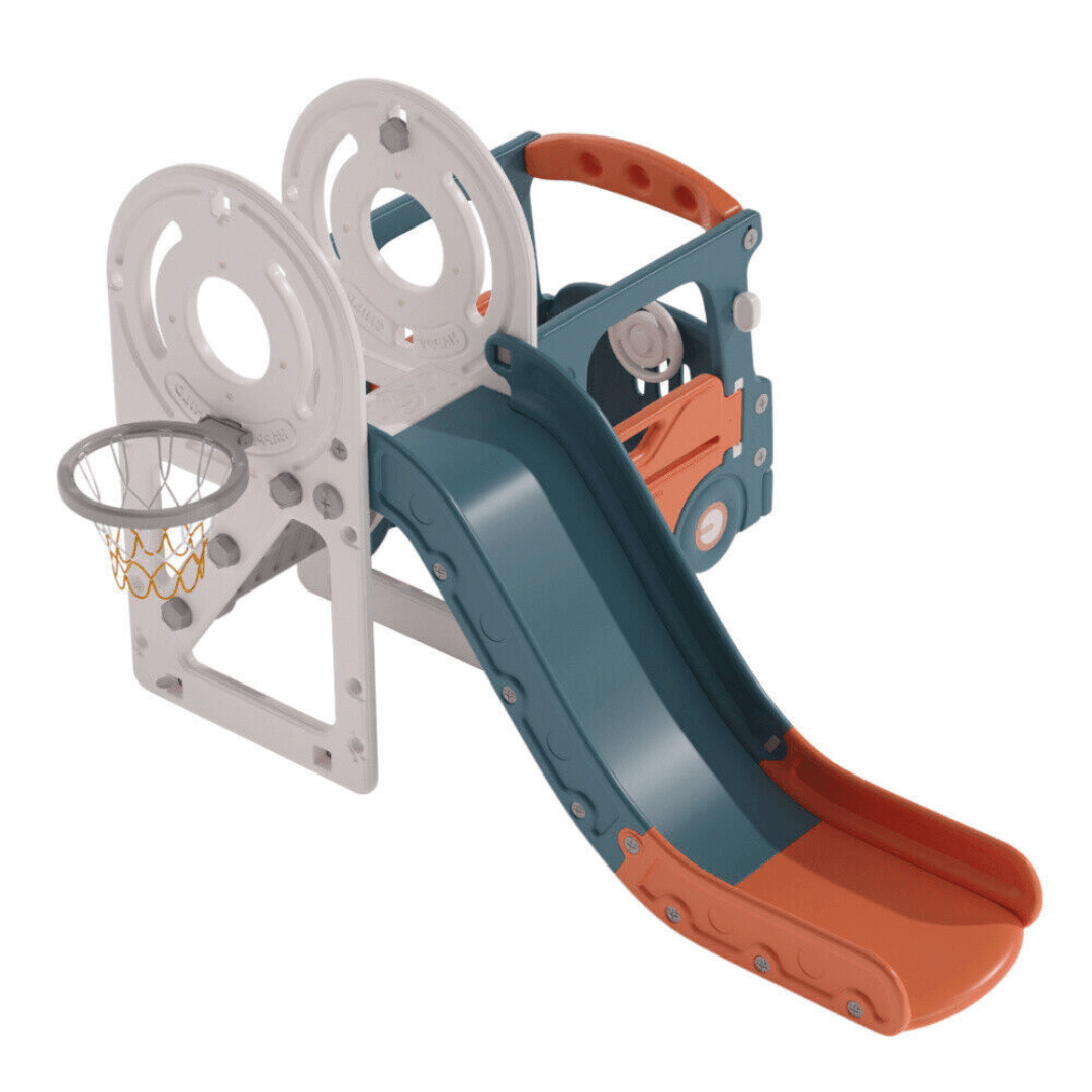 Smile Bus Slide Indoor Outdoor kids Activity Center