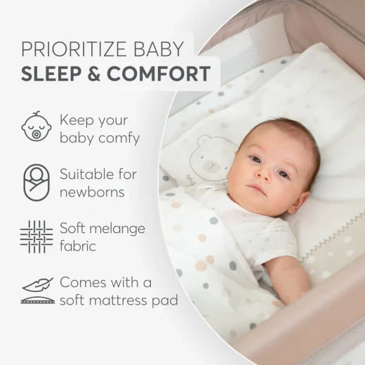 Kikkaboo - Baby Cot 2 Levels - So Gifted - Blue - 2023
