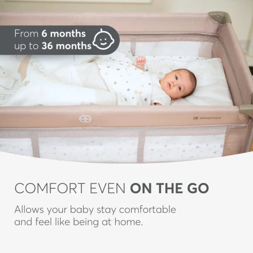 Kikkaboo - Baby Cot 2 Levels - So Gifted - Grey - 2023