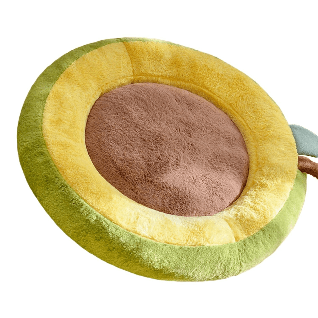 Soft Plush Cat Calming Bed Warm Fluffy Basket Round House