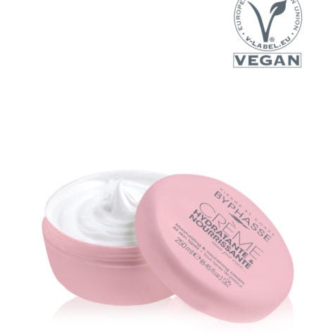 Byphasse Moisturizing and nourishing cream face and body all skin types 250ml