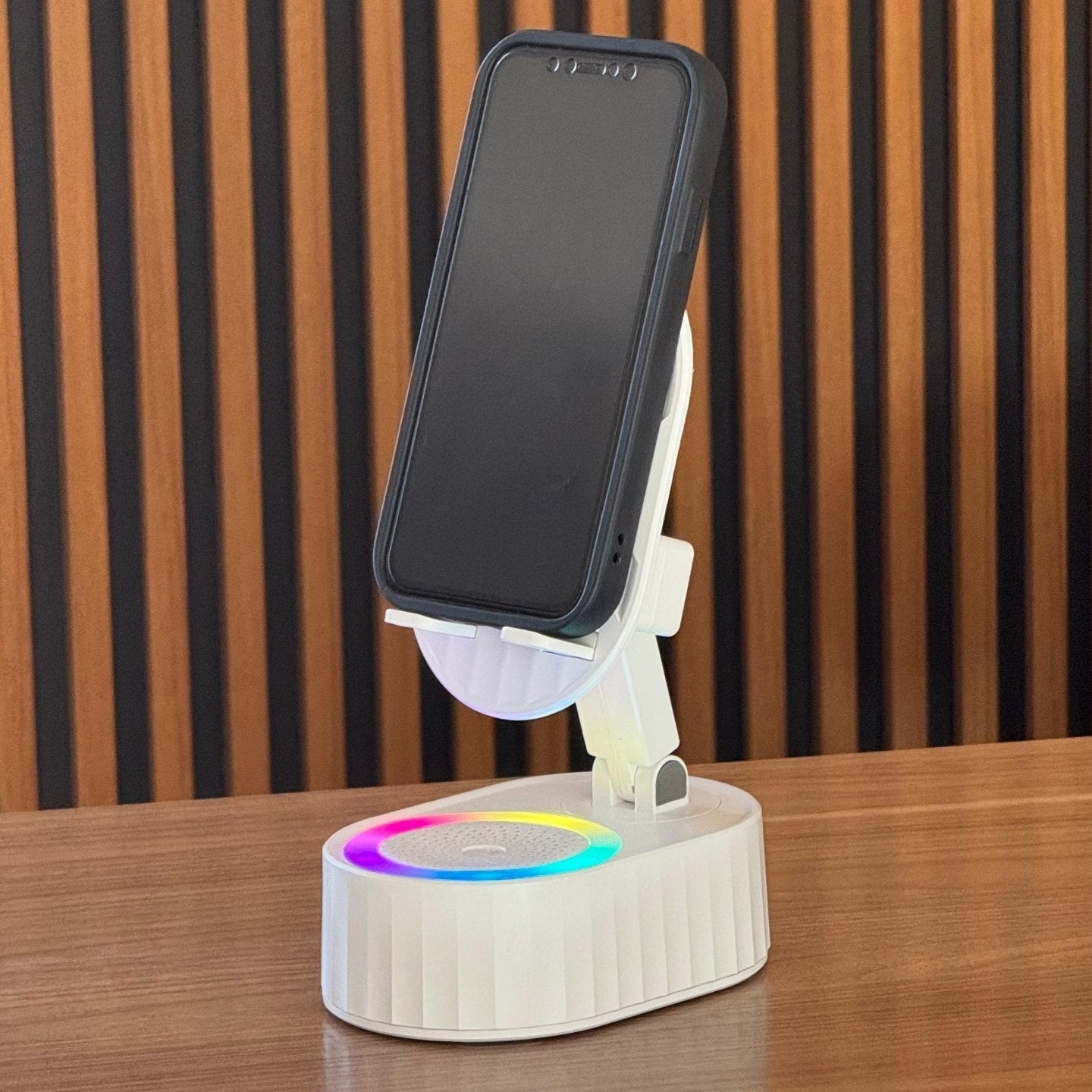 Portable Magnetic Induction Speaker Stand