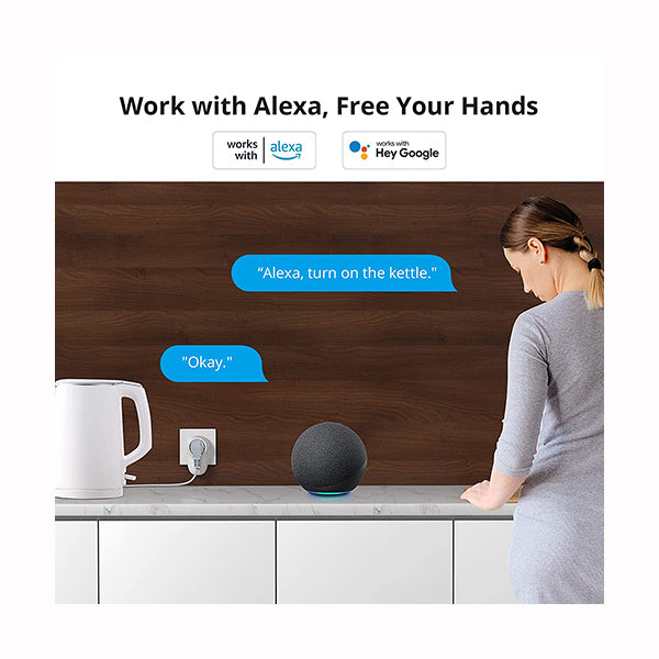 SONOFF S26R2 Smart Socket, Power Socket Smart Plug, Wifi Socket, Works With Amazon Alexa, Echo, Echo Dot, Google Home and IFTTT to Control Your Device Anytime, Anywhere