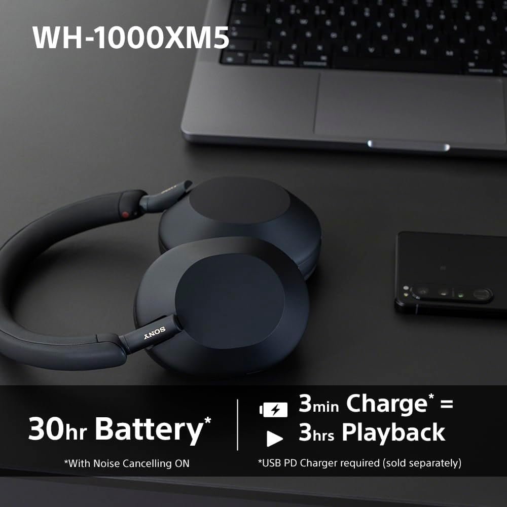 Sony WH-1000XM5 Noise Cancelling Wireless Headphones