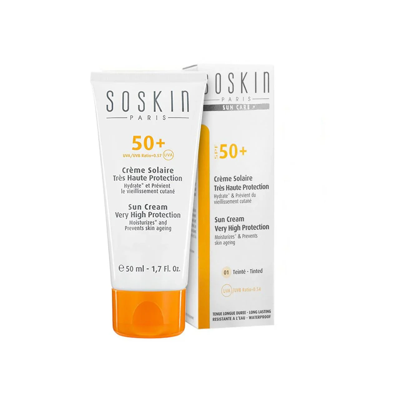 Creme Solaire SPF50+ Teinte - Medaid International