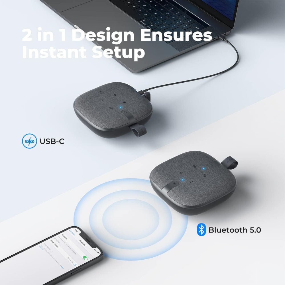 SoundPEATS Bluetooth Speaker for Conference Calls