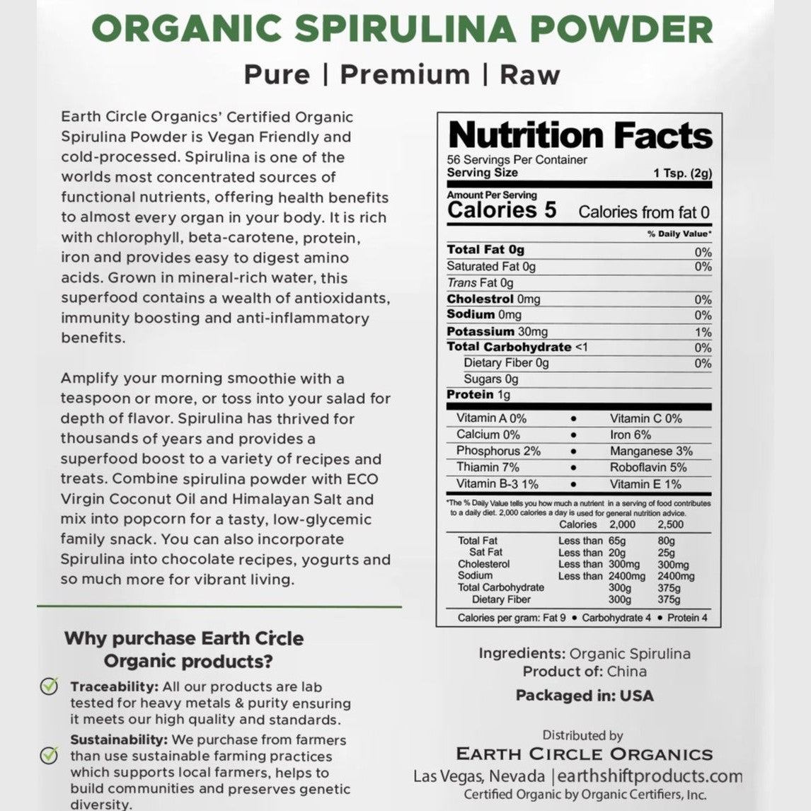 Spirulina Powder