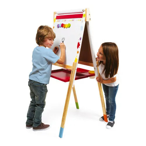 Janod - Splash Adjustable Easel - Wood