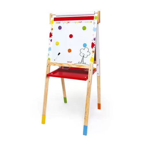 Janod - Splash Adjustable Easel - Wood
