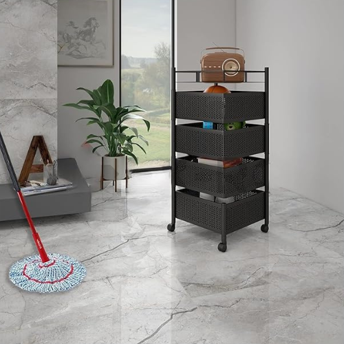 4 Layer Rotating Trolley