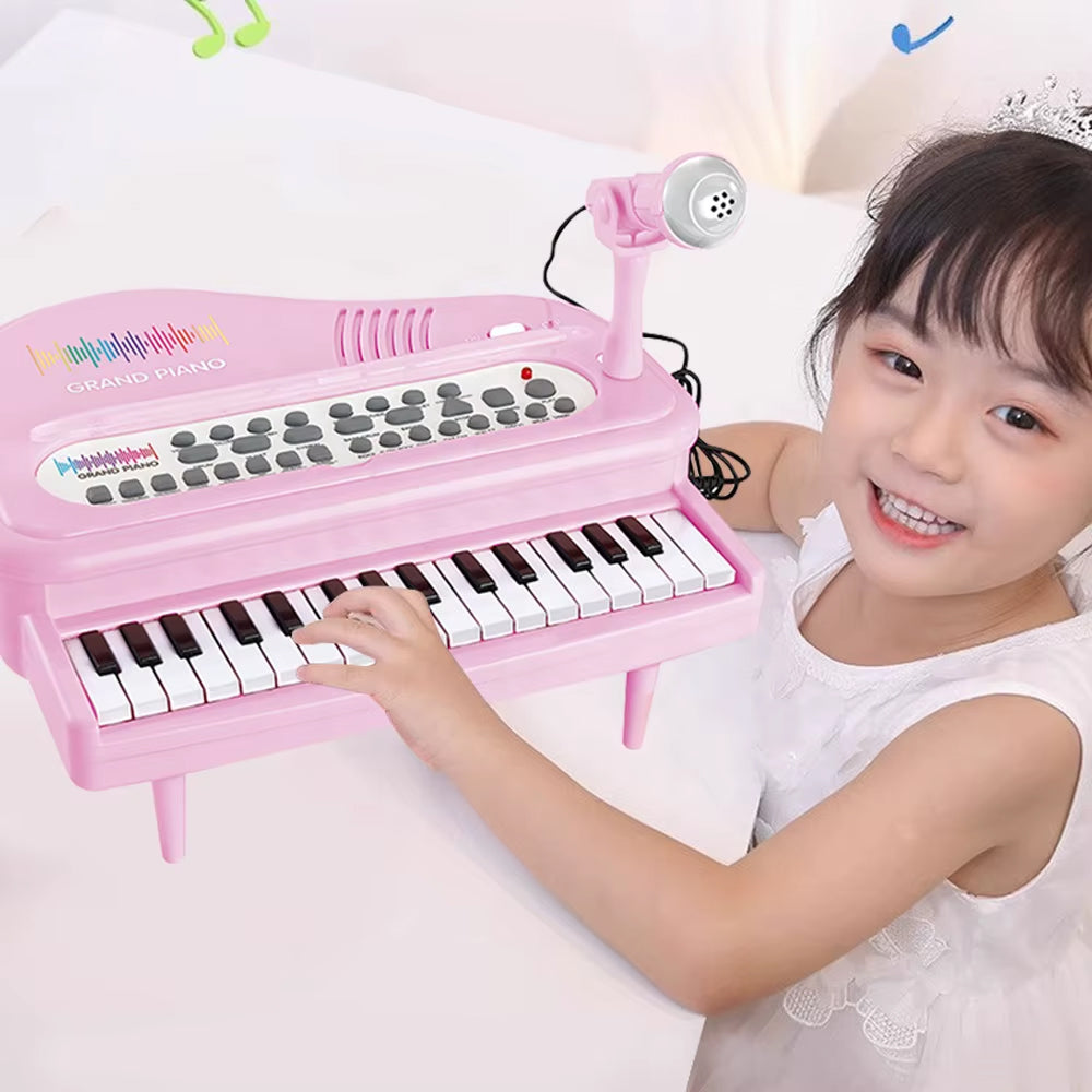 (Net) Musical Microphone Multifunctional Mini Piano for Kids