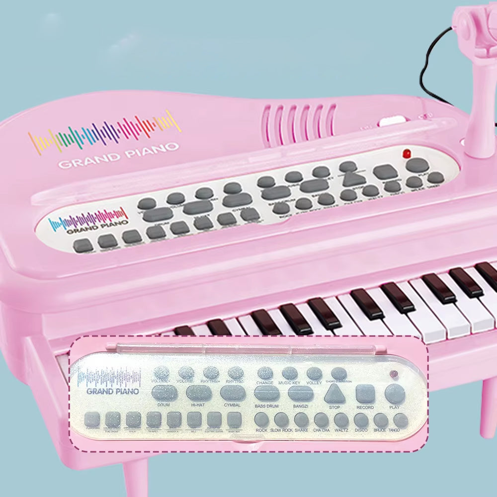 (Net) Musical Microphone Multifunctional Mini Piano for Kids