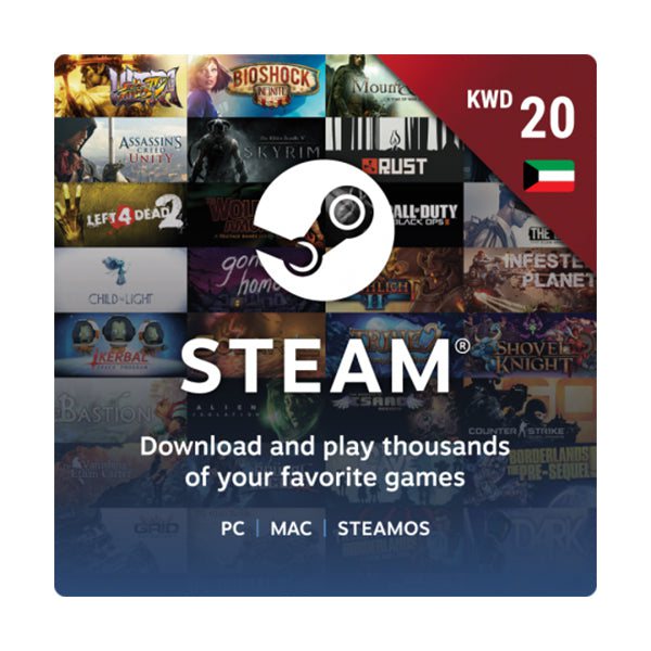 Kuwait - Steam Wallets 20 KWD