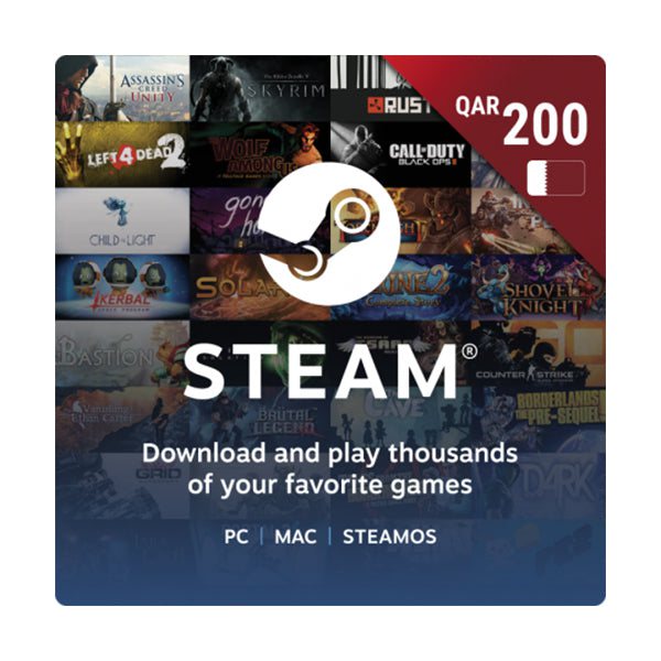 Qatar - Steam Wallets 200 QAT