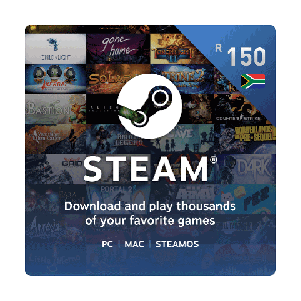 South Africa - Steam ZAR 150
