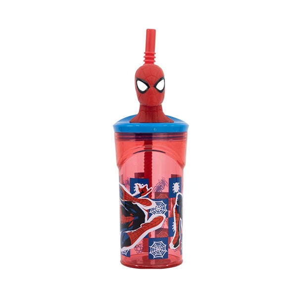 Stor 3D Figurine Tumbler 360ml Spiderman Arachnid Grid - 74766
