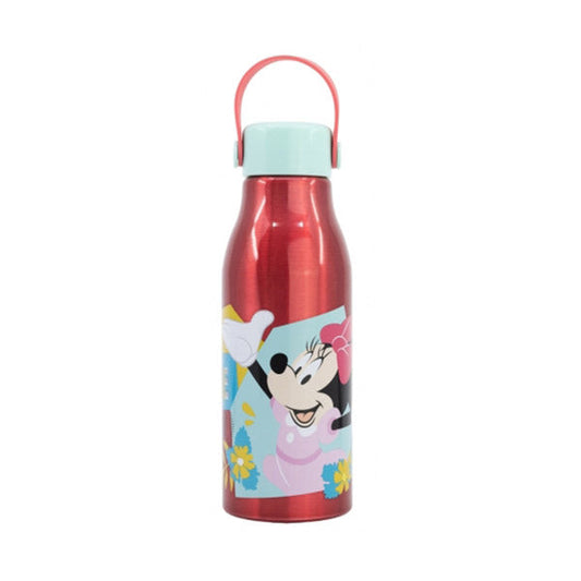 Stor Flexi Handle Aluminium Bottle 760ml Minnie Mouse Being More Minnie - 74461