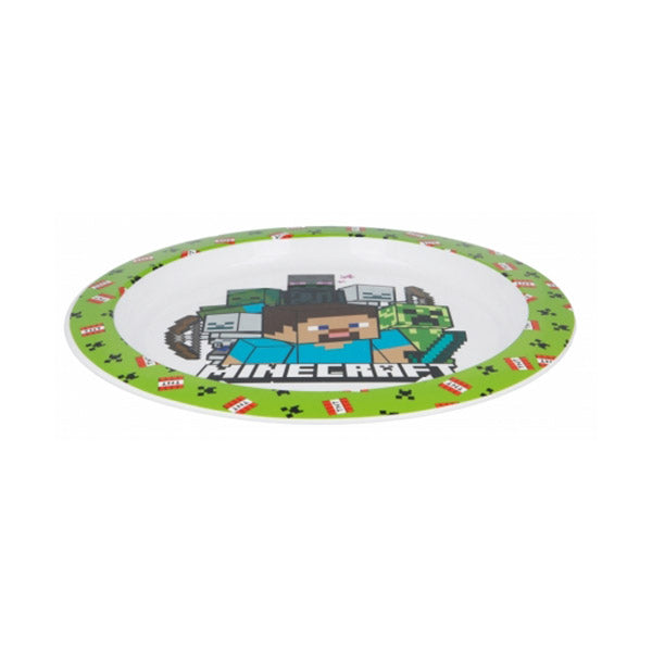 Stor Kids Micro Plate Minecraft - 40447