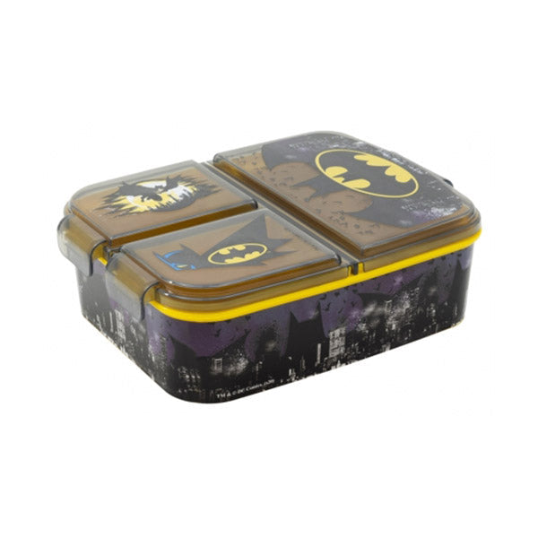Stor Multi Compartment Sandwich Box Batman Symbol - 85520