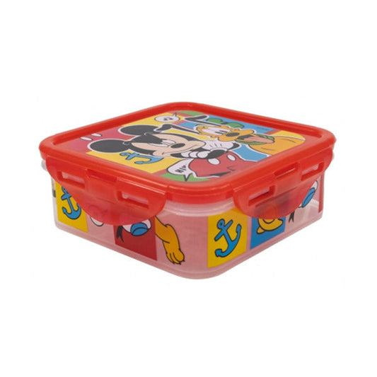 Stor Square Hermetic Food Container 500ml Mickey Mouse Better Together - 74359