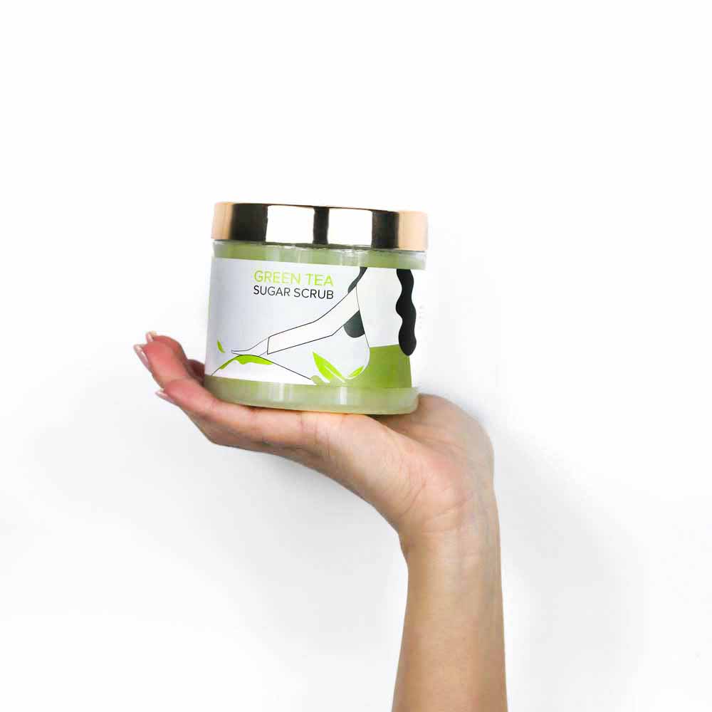 Khan El Kaser Sugar Scrub Green Tea 500ml