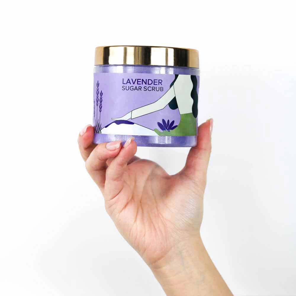 Khan El Kaser Sugar Scrub Lavender 500ml