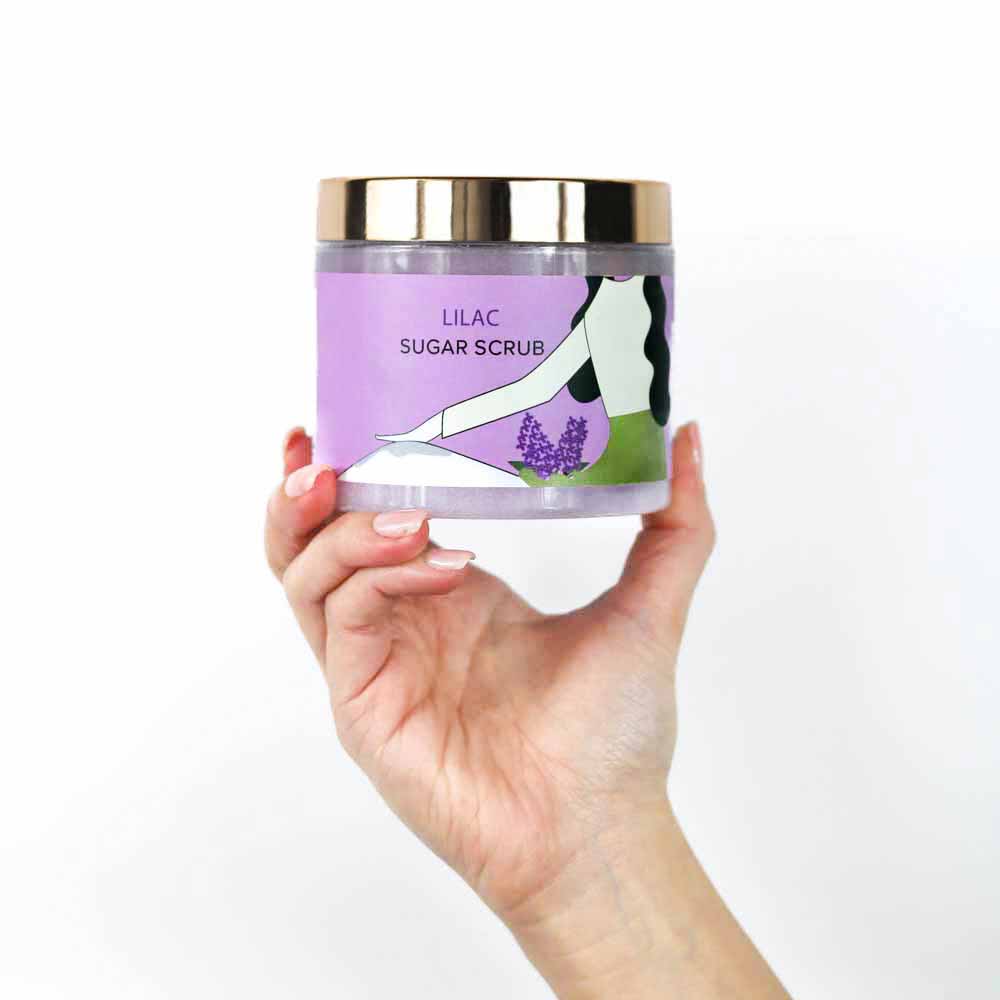 Khan El Kaser Sugar Scrub Lilac 500ml