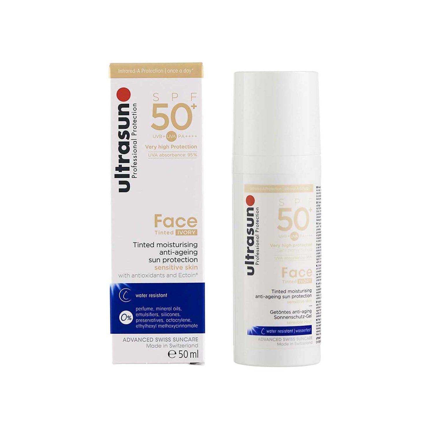 Ultrasun Face Fluid Spf50+Tinted Honey 40ML - Medaid International