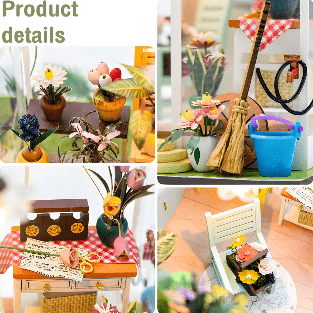 Sunshine Flower Miniature Kit with LED & Dust Cover