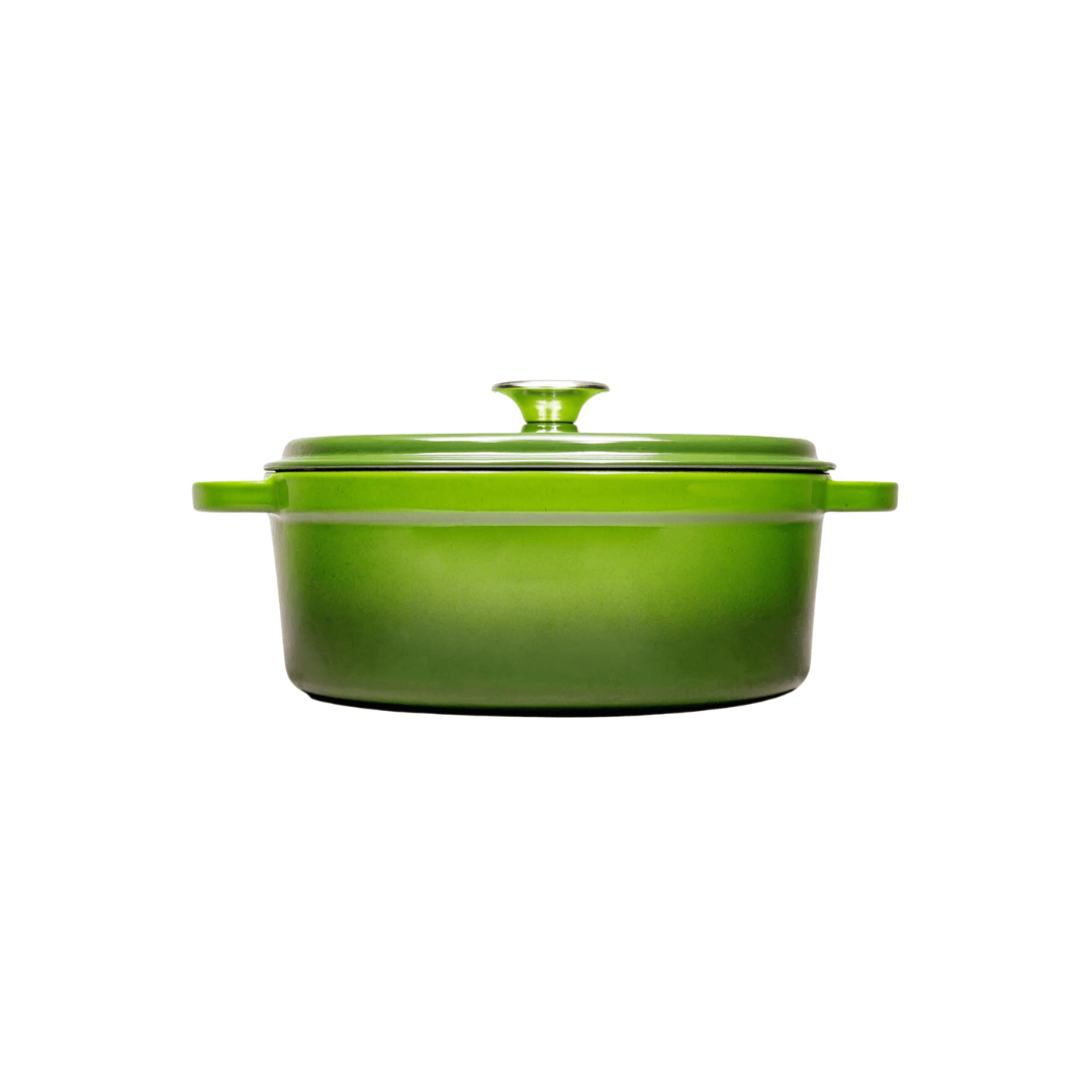 Sürel Green Cast Iron Deep Casserole 28 cm