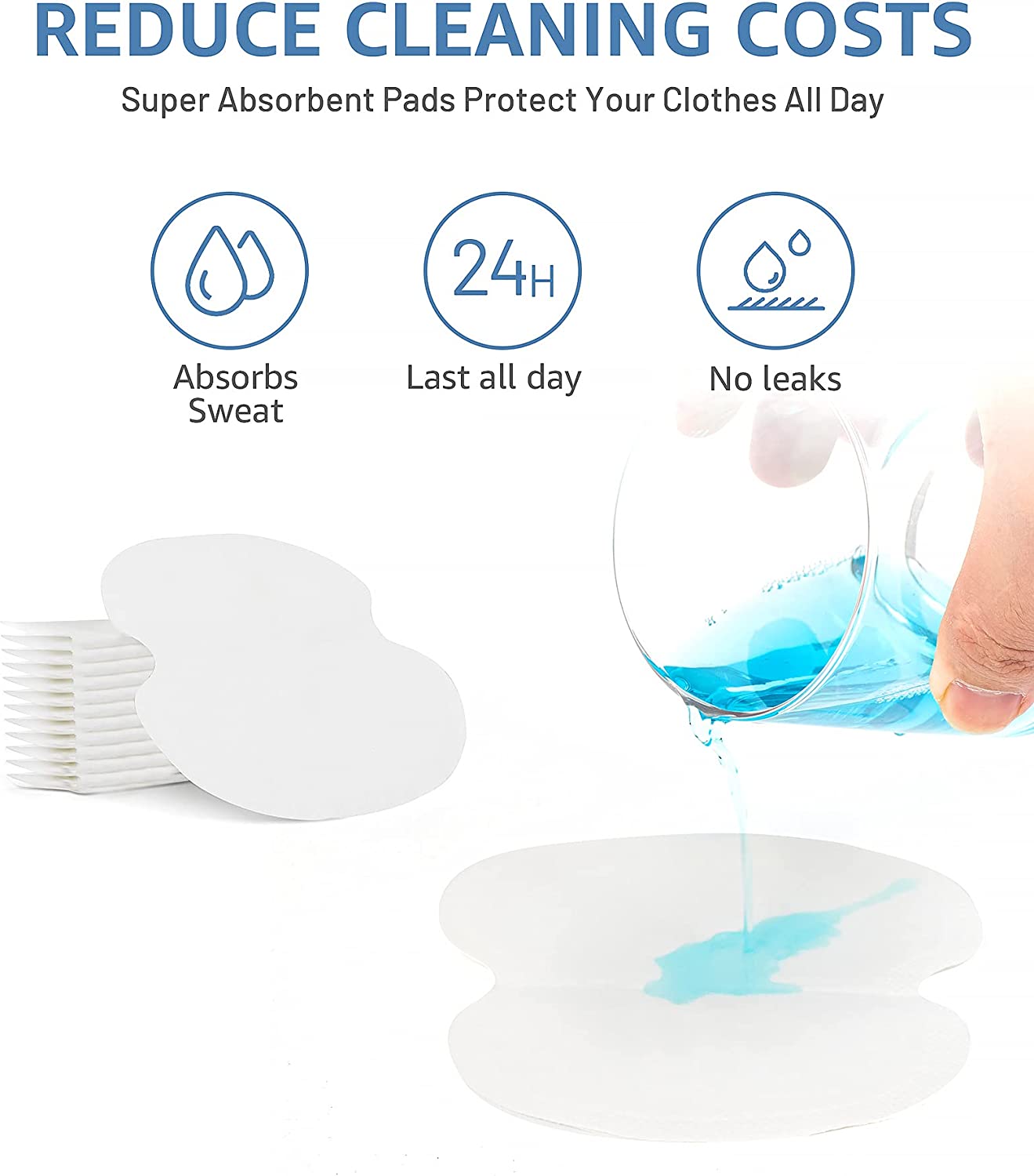 Underarm Anti-Sweat Pads For Women And Men
