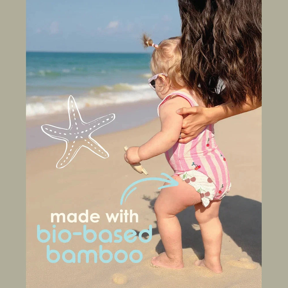 Pureborn - Bamboo Baby Swim Pants - Soft ,Breathable & Skin Safe - Swim Diapers