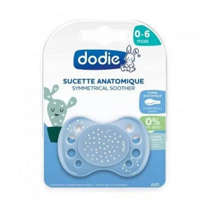 Symmetrical Soother 0-6M Blue