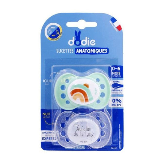 Symmetrical Soothers Day & Night 0-6M