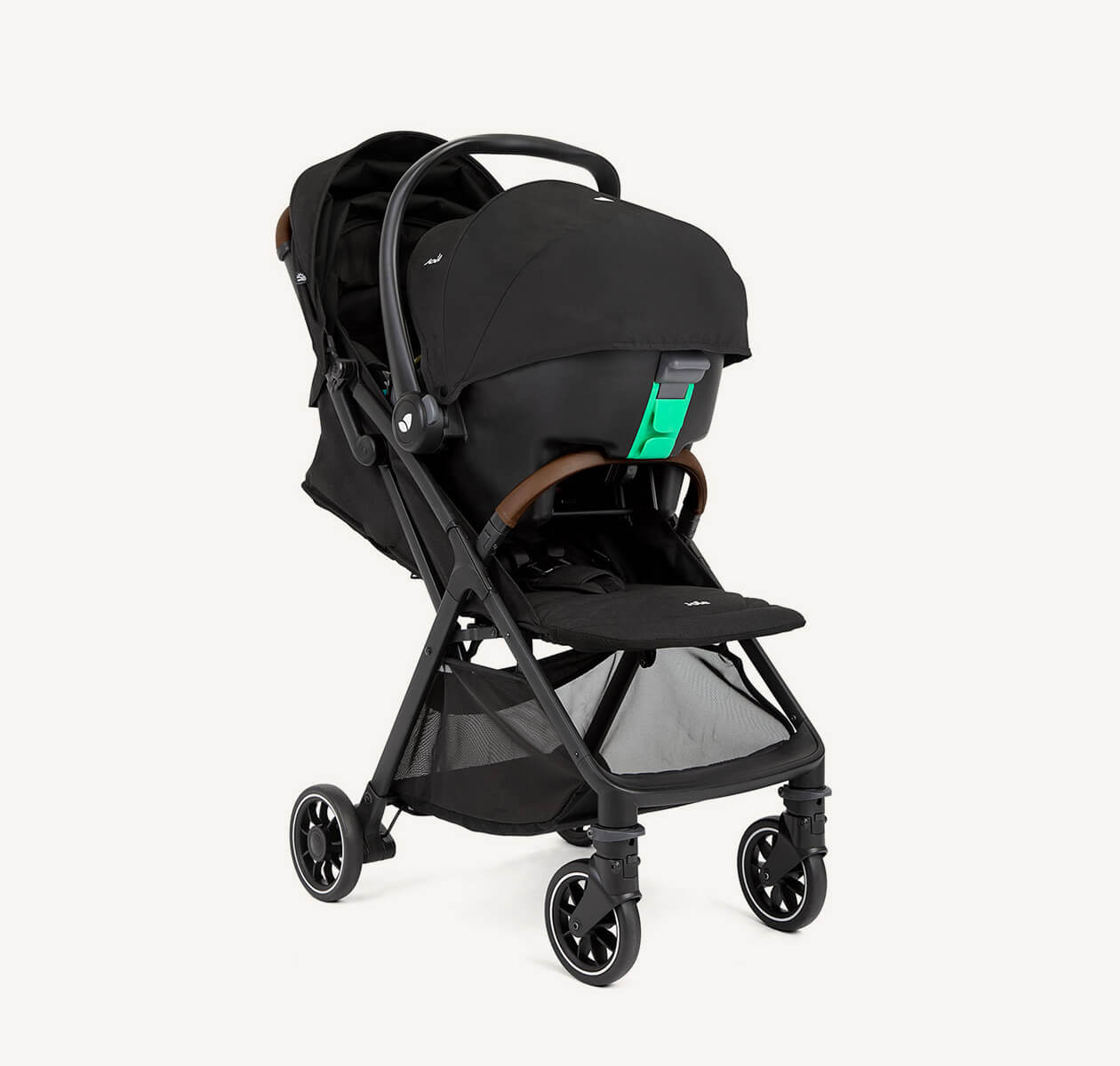 Joie - Pact Pro Stroller - Travel System - +i-snug 2 Car Seat - Shale