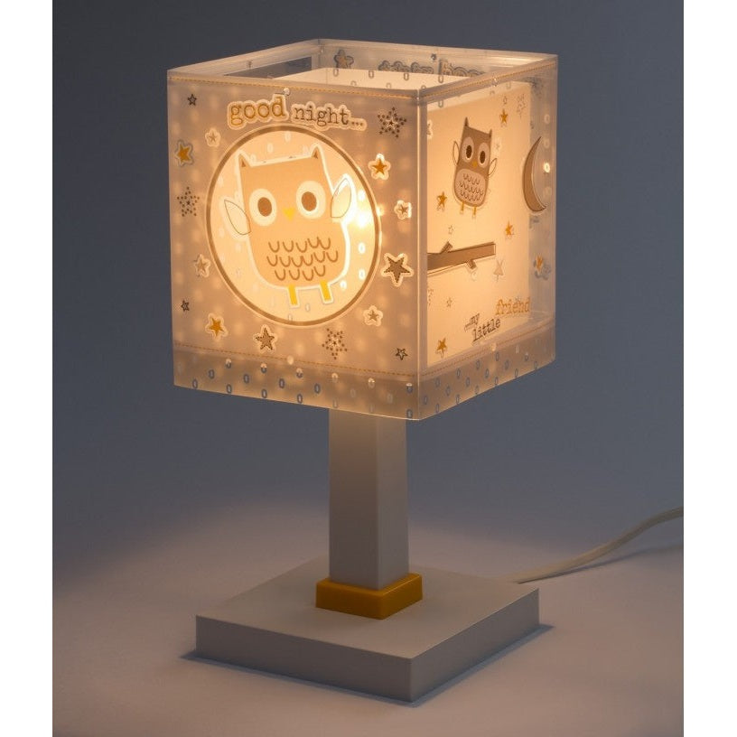 Dalber Childrens Table Lamp Good Night Glow Shade