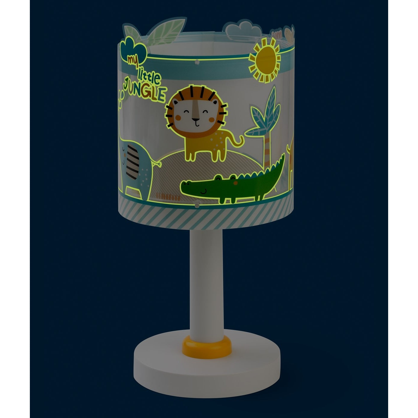 Dalber Childrens Table Lamp Little Jungle Multicolor