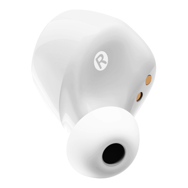 Tecno Hipods H2 True Wireless in Ear Earphones (TWS- White) with Mic, Real Stereo Sound, 24 Hrs of Music, BT 5.0, IPX4 Water Resistance, Noise Cancellation and Smart Touch Controls