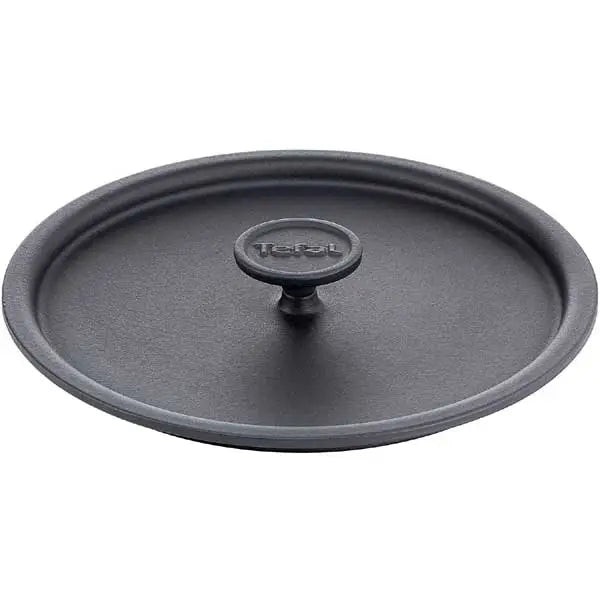 TEFAL Tradition Cast Iron 24 cm Casserole with Lid, Black, E2254604