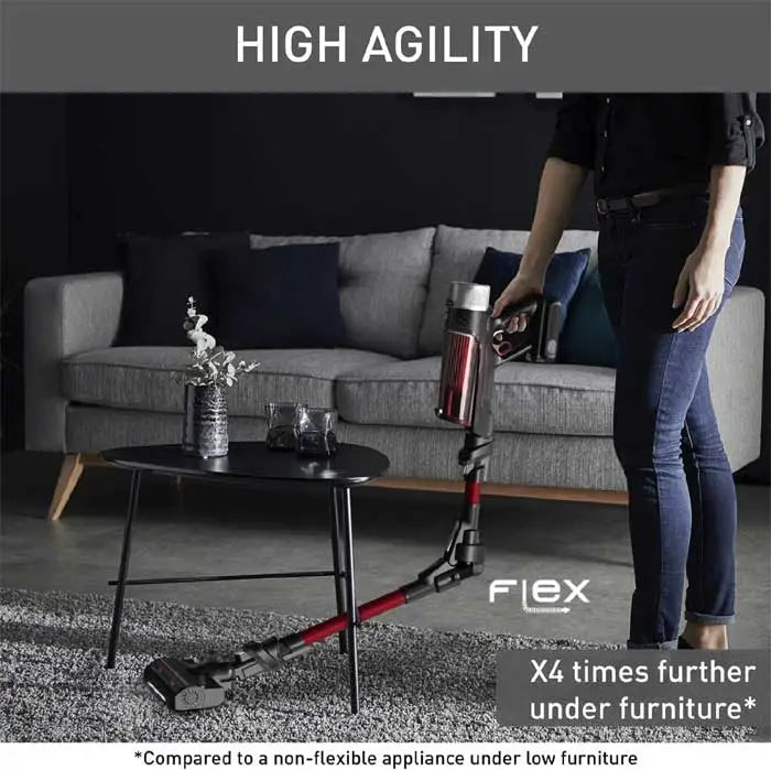 Tefal X-Force Flex 9.60 Cordless Vacuum Cleaner – Animal Care – Automatic Suction Power by Floor Type