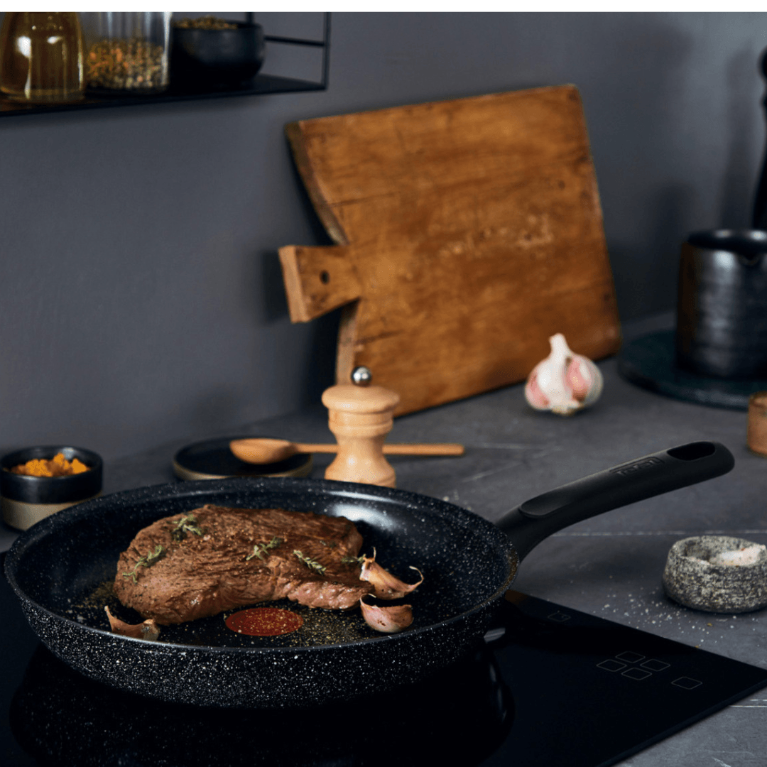 Tefal Aluminum Pan ResIistal Ceramic Stone 28CM