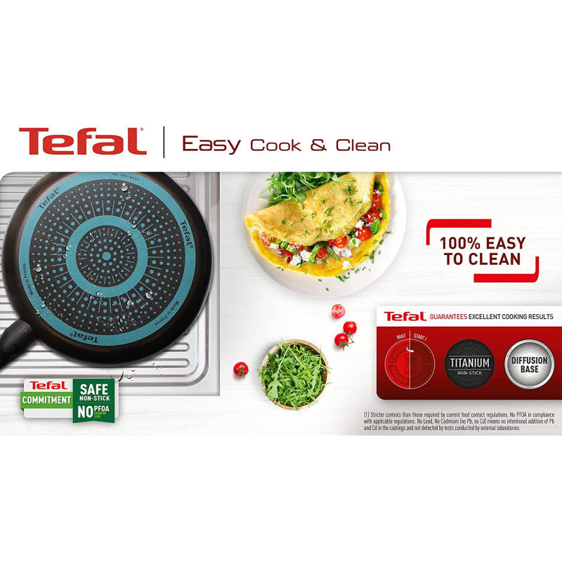 Tefal B55540 Easy Cook and Clean Grill Pan 26 x 26 cm