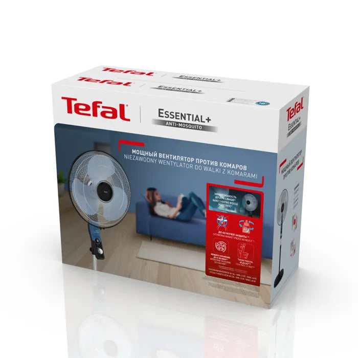 TEFAL Fan Essential 60W 3 speed Anti Mosquito – black