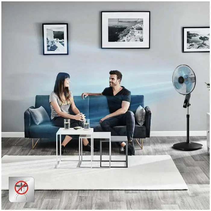 TEFAL Fan Essential 60W 3 speed Anti Mosquito – black